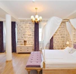 10 bedroom waterfront villa with pool near Dobrota, Kotor Bay, sleeps 22